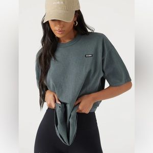 JOAH BROWN OVERSIZED CREW TEE